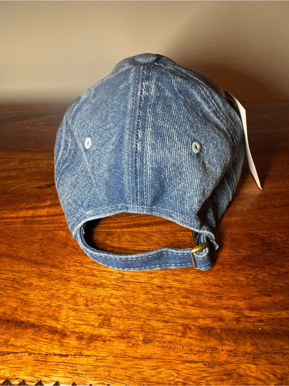 Blue Denim Baseball cap. No Brand. - Picture 2 of 3